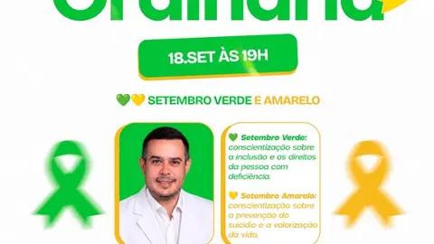 📢 SESSÃO ORDINÁRIA | SETEMBRO VERDE E AMARELO 💚💛