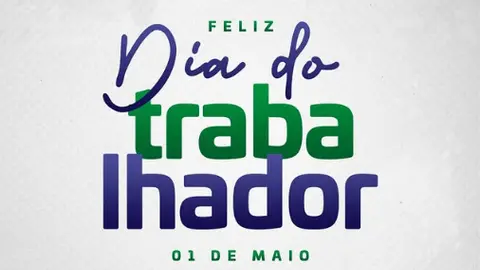 Hoje é dia de reconhecer e celebrar o esforço e dedicação de todos os trabalhadores de Tenório!