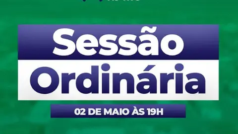 Hoje tem Sessão Ordinária na Câmara Municipal de Tenório/PB!