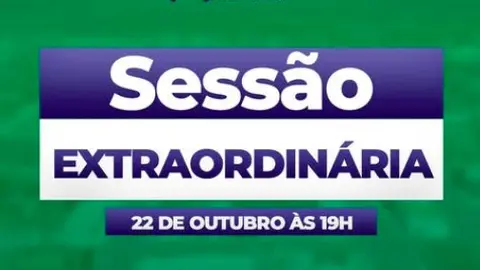 Sessão Extraordinária | Câmara Municipal de Tenório/PB