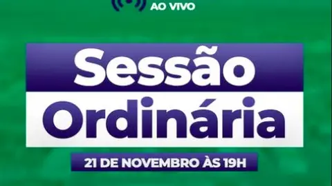 Sessão Ordinária – Última do ano!