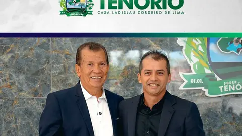 Adilson Conserva assume Prefeitura de Tenório; Ezequiel Cavalcanti preside Câmara.