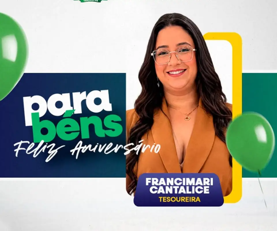 Hoje é dia de celebrar a vida de Francimari Cantalice, tesoureira da Câmara Municipal de Tenório.