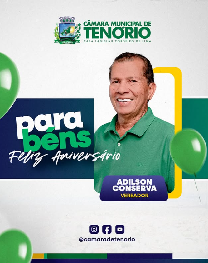 Parabéns, Vereador e Presidente da Câmara, Adilson Conserva! 🎉